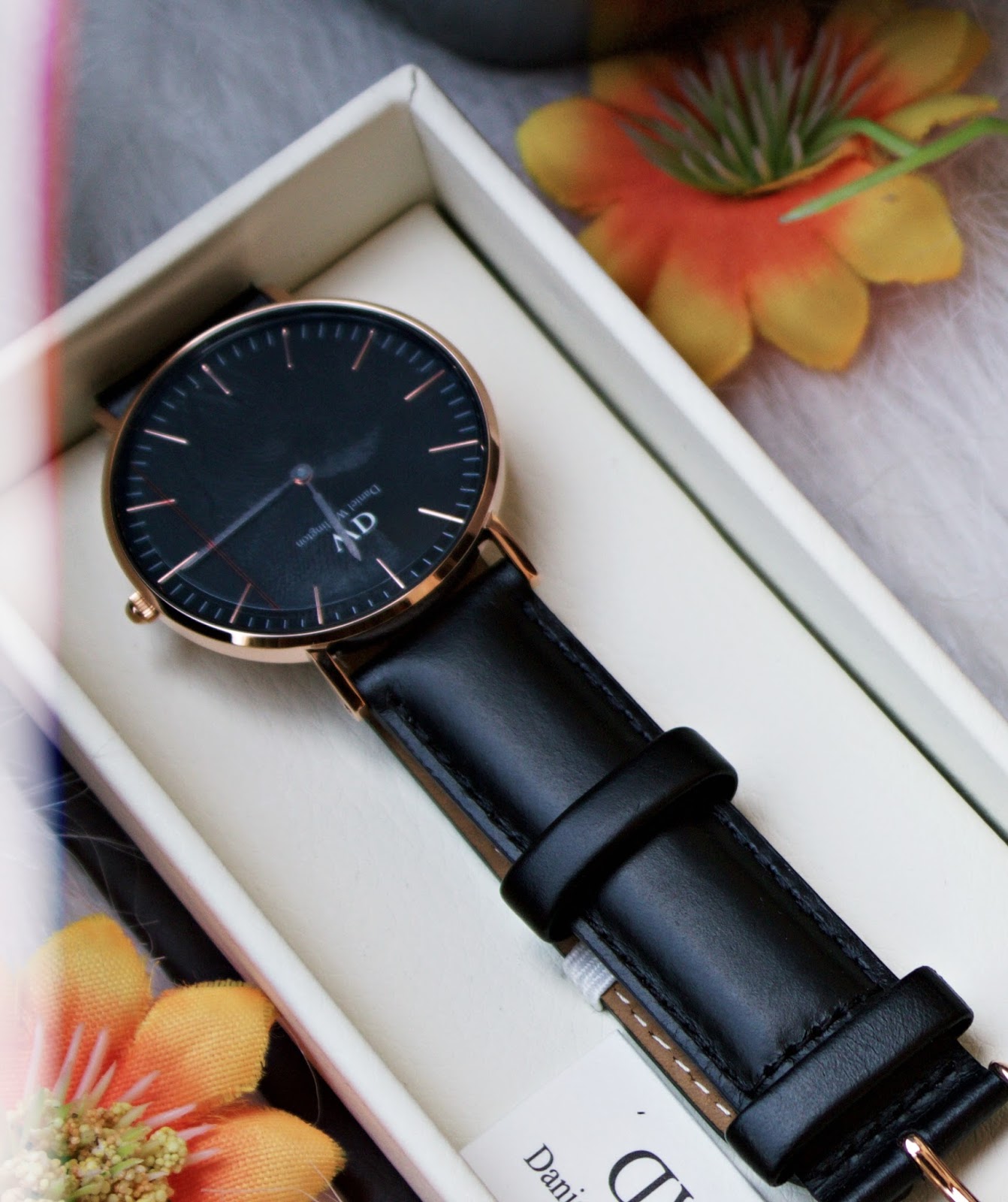CIRCLED LEATHER WRISTWATCH (WHY DANIELWELLINGTON IS RAKING THE NUMBERS)