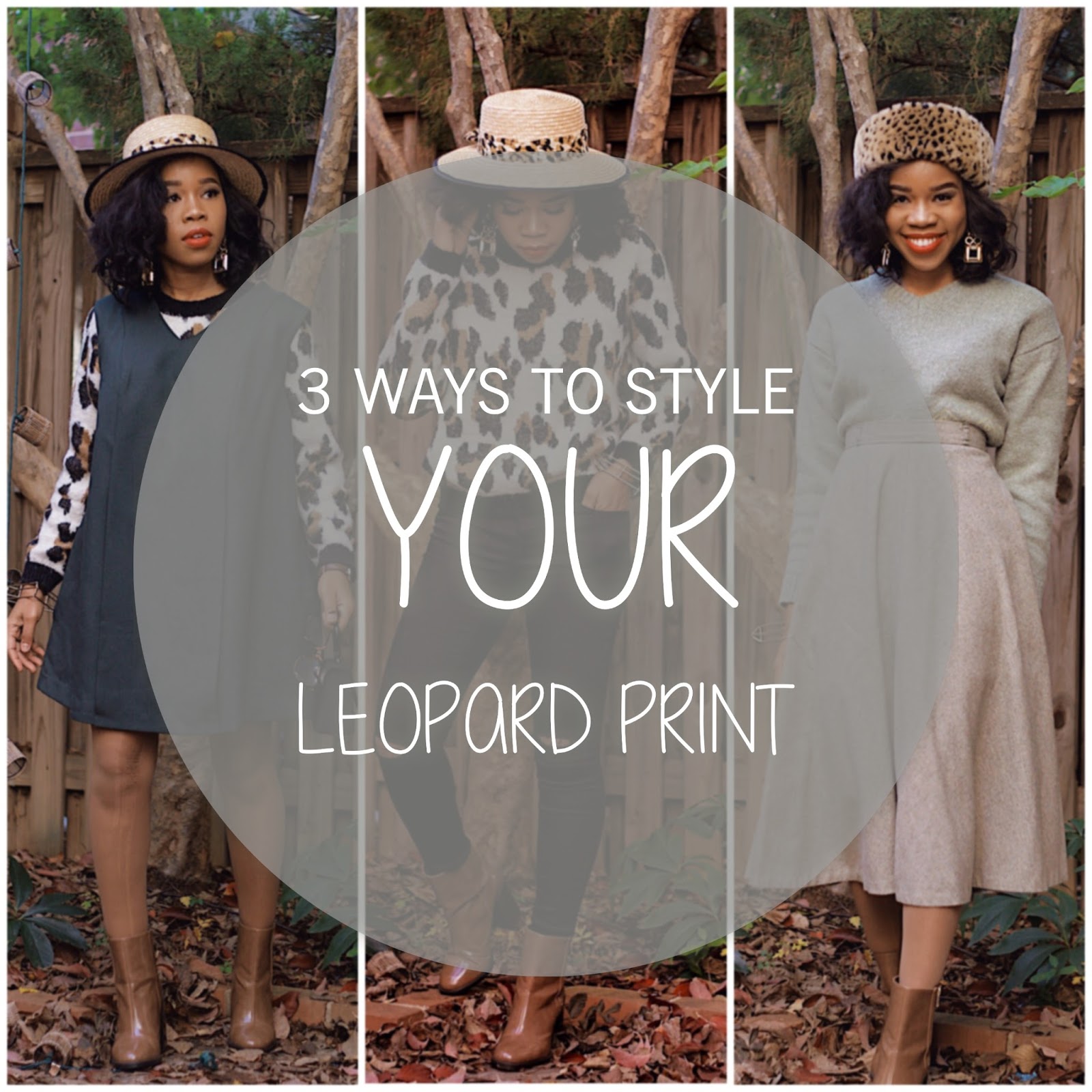 TIPS ON HOW TO STYLE YOUR LEOPARD PRINT/ GIVEAWAY TIP