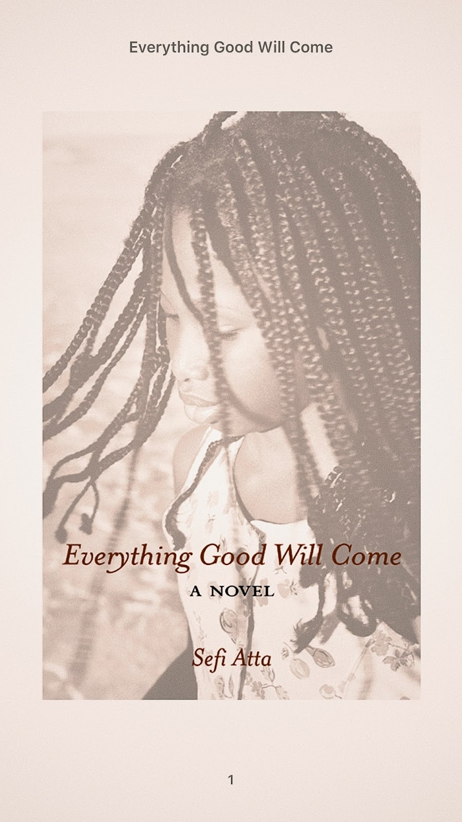 BOOK REVIEW: EVERYTHING GOOD WILL COME