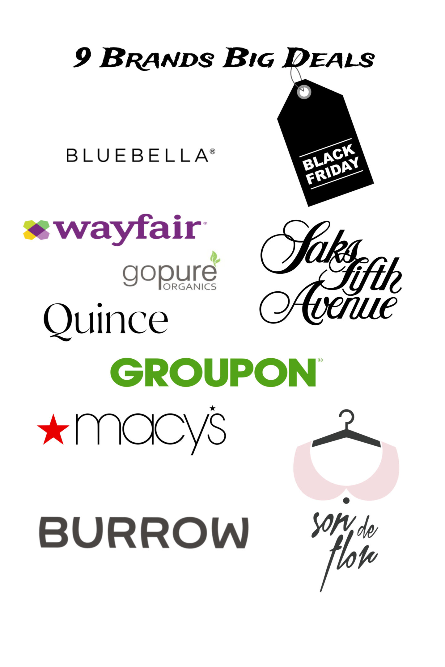 9 Brands Suggestions for Black Friday Shopping